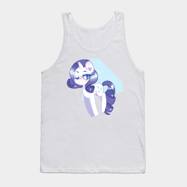 Rarity Wink Tank Top by AshieBaby